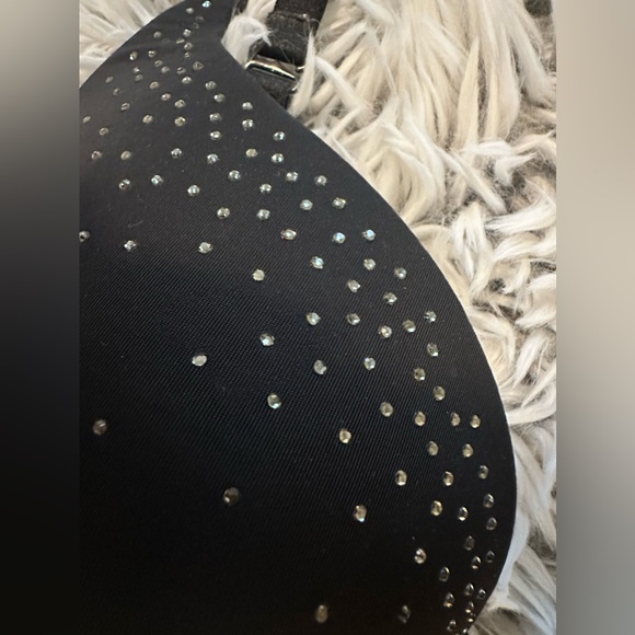 Victoria’s Secret Push Up Bra 38C Black Diamonds - Picture 3 of 7